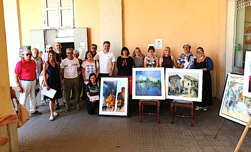 Pittori in piazza a Moncalvo